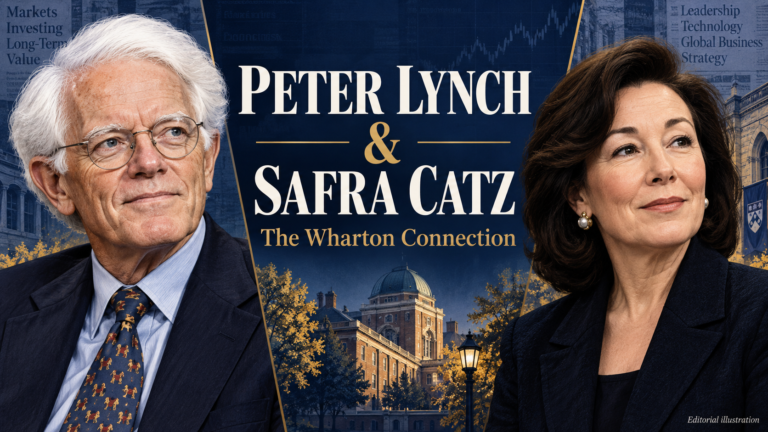 Peter Lynch and Safra Catz: What Actually Connects Them?